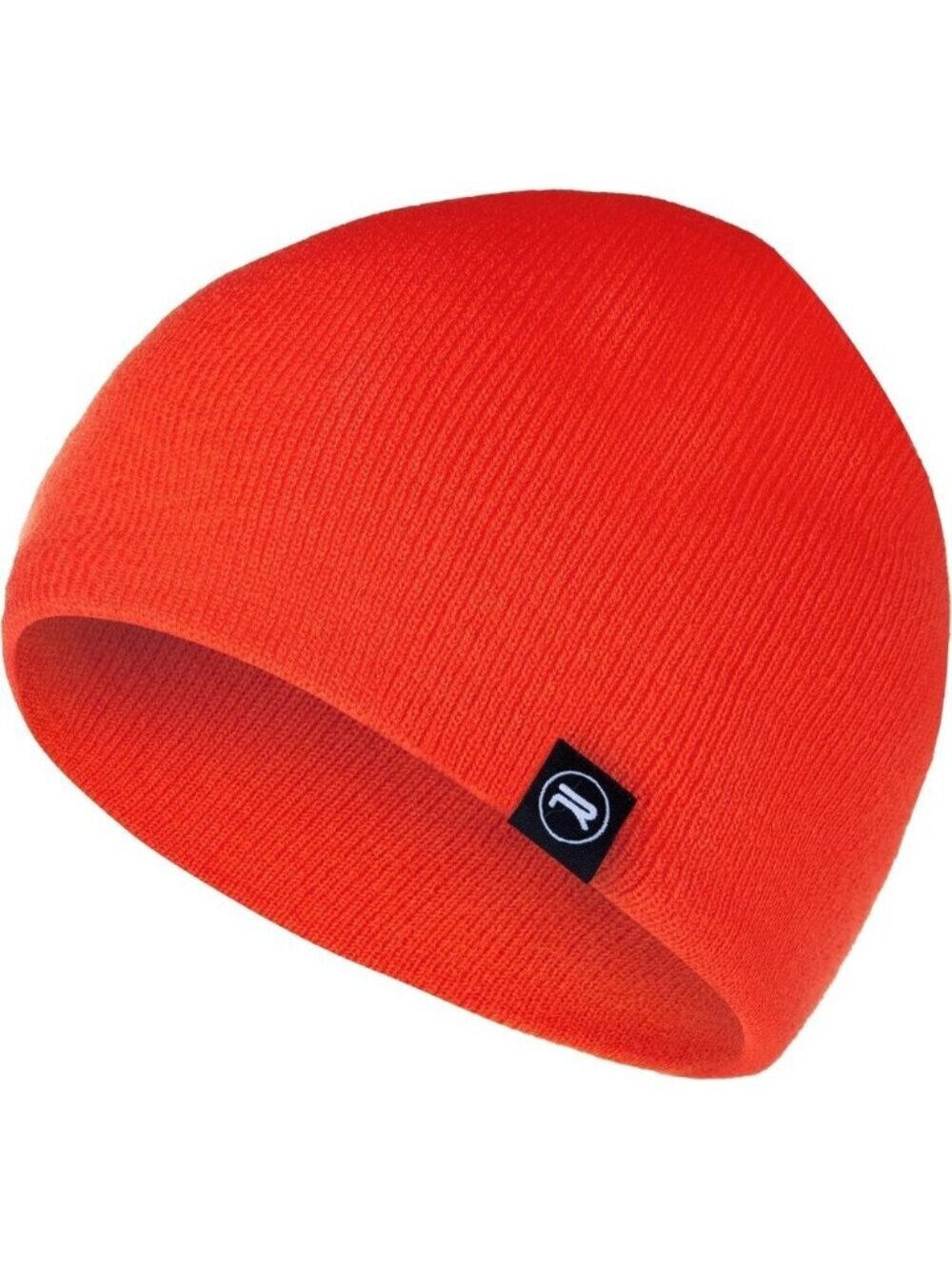 Unisex Orange 100%Acrylic Ribbed Soft Knit Warm and Durable Winter Beanie Cap